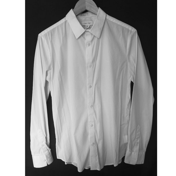 Calvin Klein Other - Calvin Klein men Dress Shirt Slim Fit white M